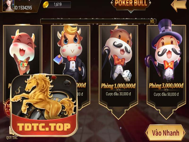 TDTC cách chơi game bài Poker Bull