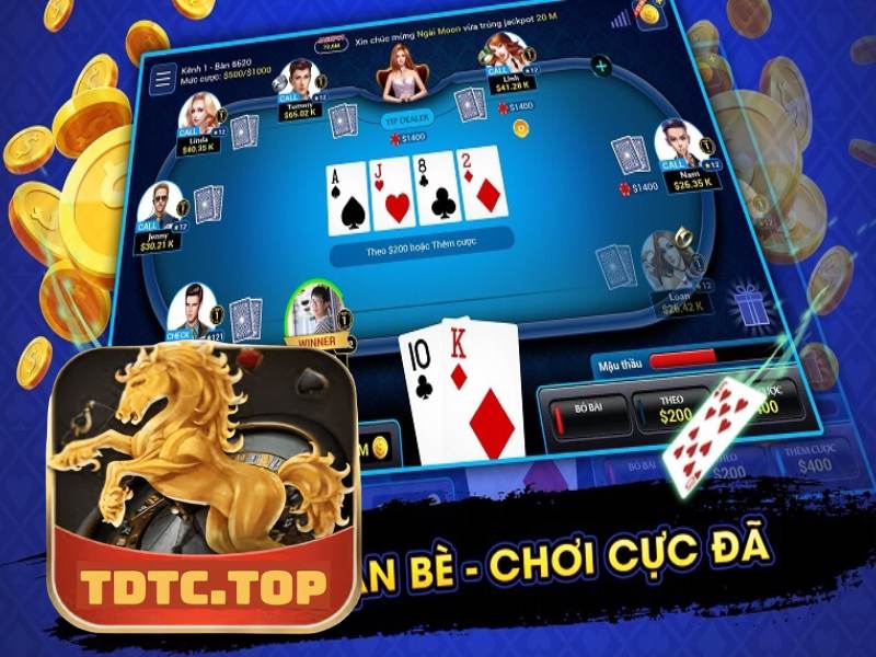 TDTC hướng dẫn cách chơi game bài Poker Bull